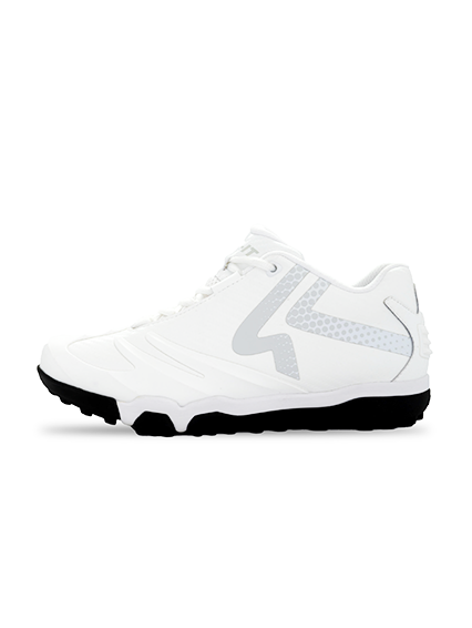 Rokey Softball Shoes Women's Size 7 Black - Enhanced Performance for Turf Play - White/Grey
