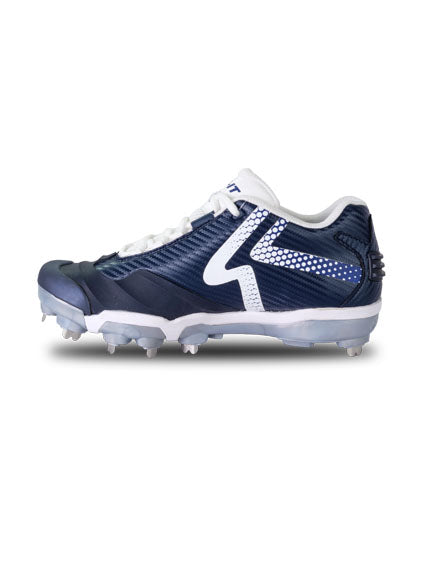 Rokey Softball Cleats Size 8 Black - Superior Comfort and Performance - Navy