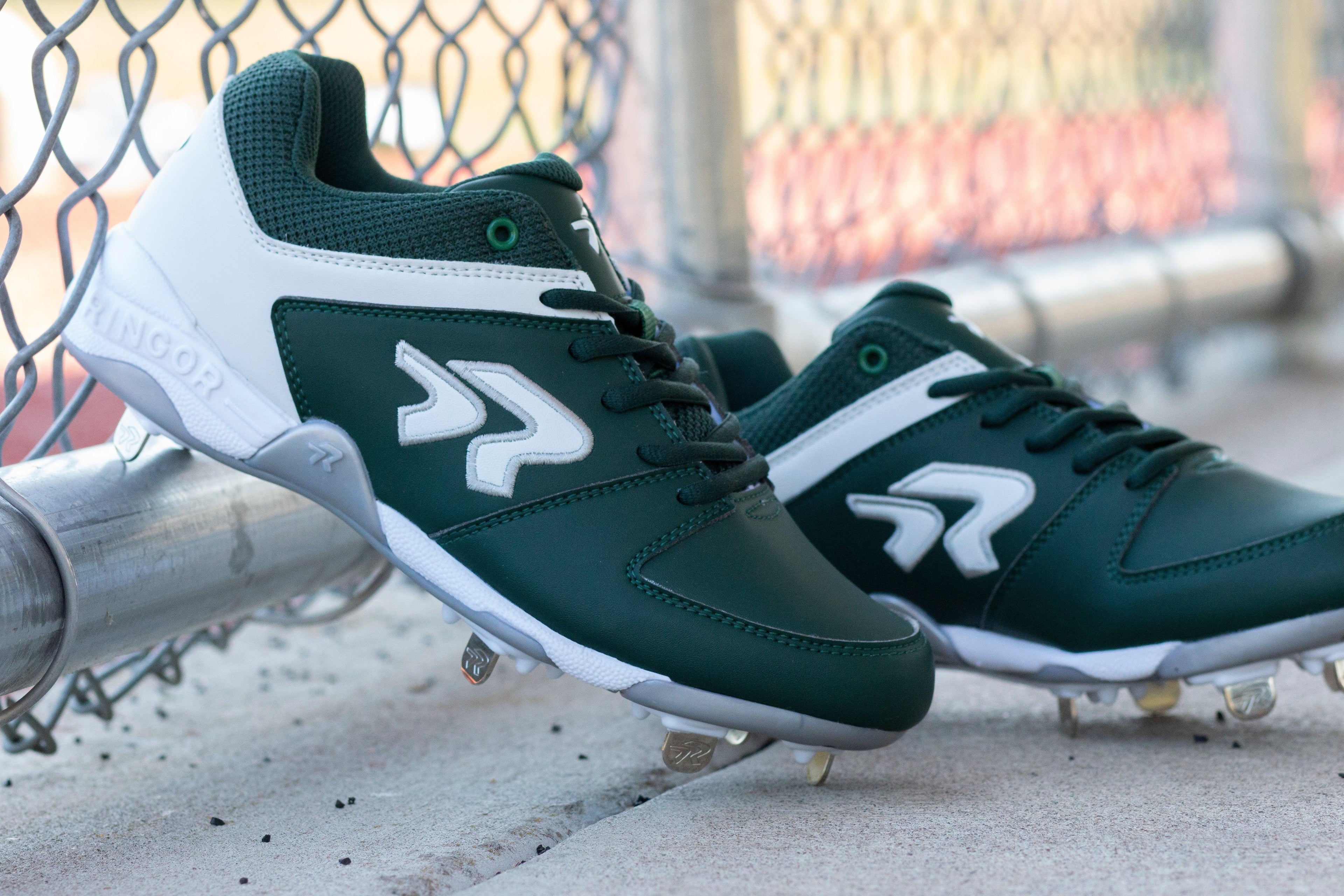 Rokey Women's Flite Metal Softball Cleats Size 7 Black - Enhanced Traction and Comfort