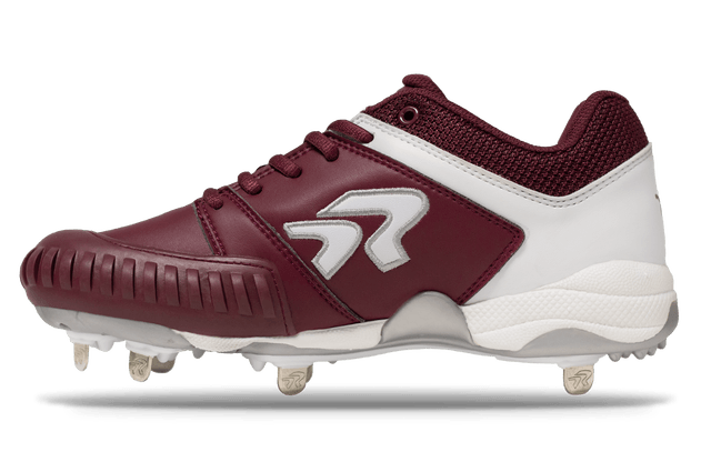 Rokey Softball Spikes Women's Ringor Flite Size 7 Black - Enhanced Pitching Performance - Maroon
