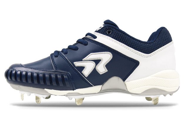 Rokey Softball Spikes Women's Wide Size with Pitching Toe for Enhanced Performance - Navy