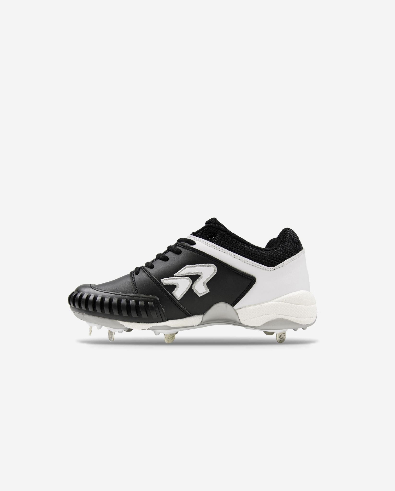 Rokey Softball Cleats Size 7 Black - Enhanced Performance for Pitching - Black